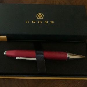 Cross formula red rolling ball pen.  Still in box.  Never used   Brand new